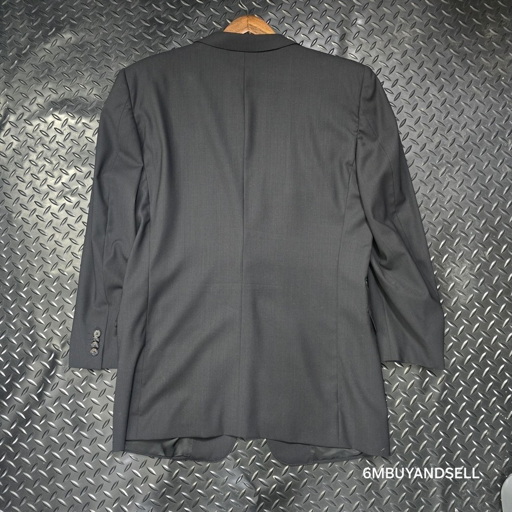 Ermenegildo Zegna Su Misura High Performance Black Wool Blazer Jacket 54R US 44R - Picture 4 of 16